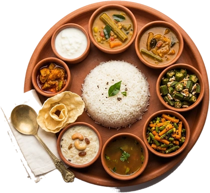 Sunday Veg Meals (Thali Lunch)